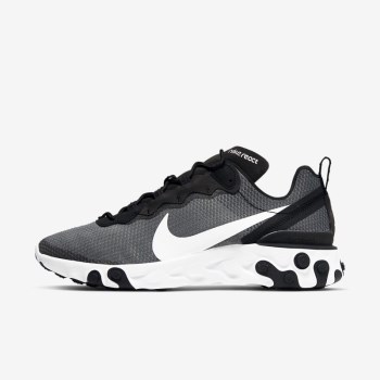 Nike React Element 55 SE - Férfi Utcai Cipő - Fekete/Fehér